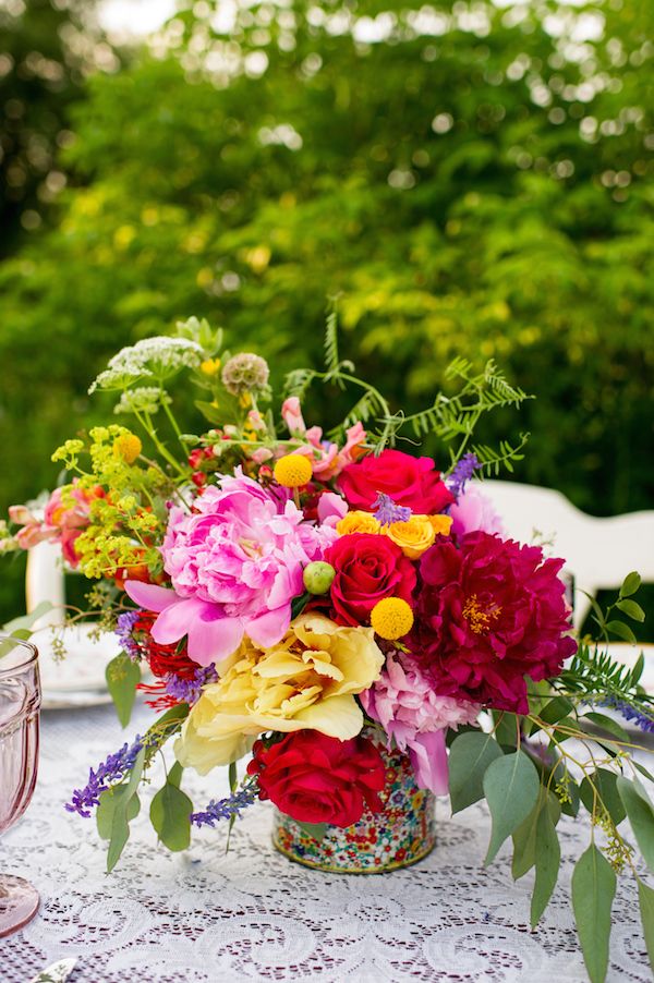 Colorful Farm Wedding Inspiration - www.theperfectpalette.com - Costamagna Design, Ayres Photography