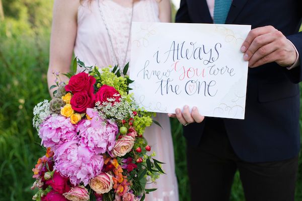 Colorful Farm Wedding Inspiration - www.theperfectpalette.com - Costamagna Design, Ayres Photography