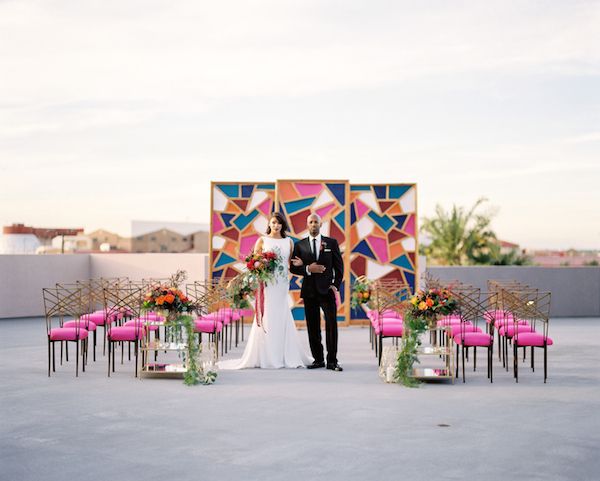  Modern Meets Bohemian Wedding Inspiration