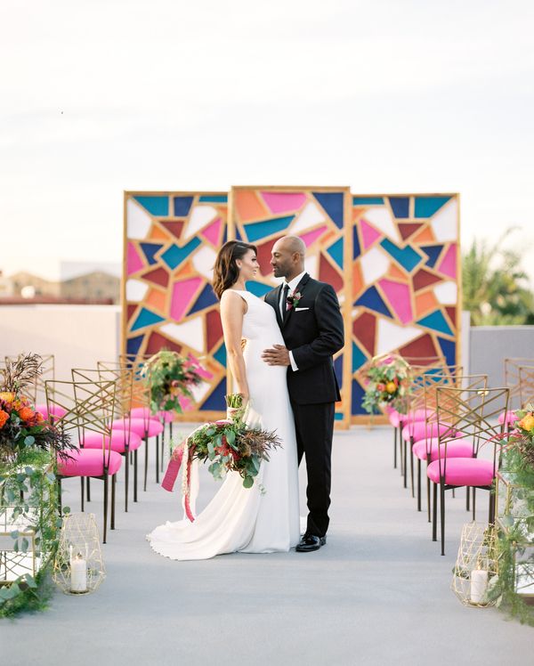  Modern Meets Bohemian Wedding Inspiration