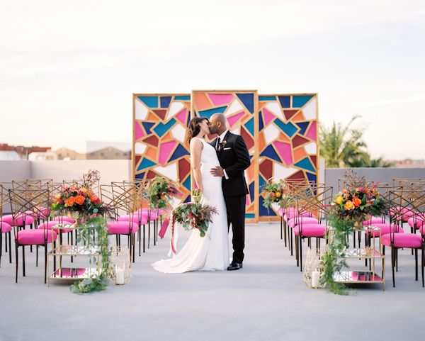  Modern Meets Bohemian Wedding Inspiration