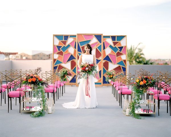  Modern Meets Bohemian Wedding Inspiration