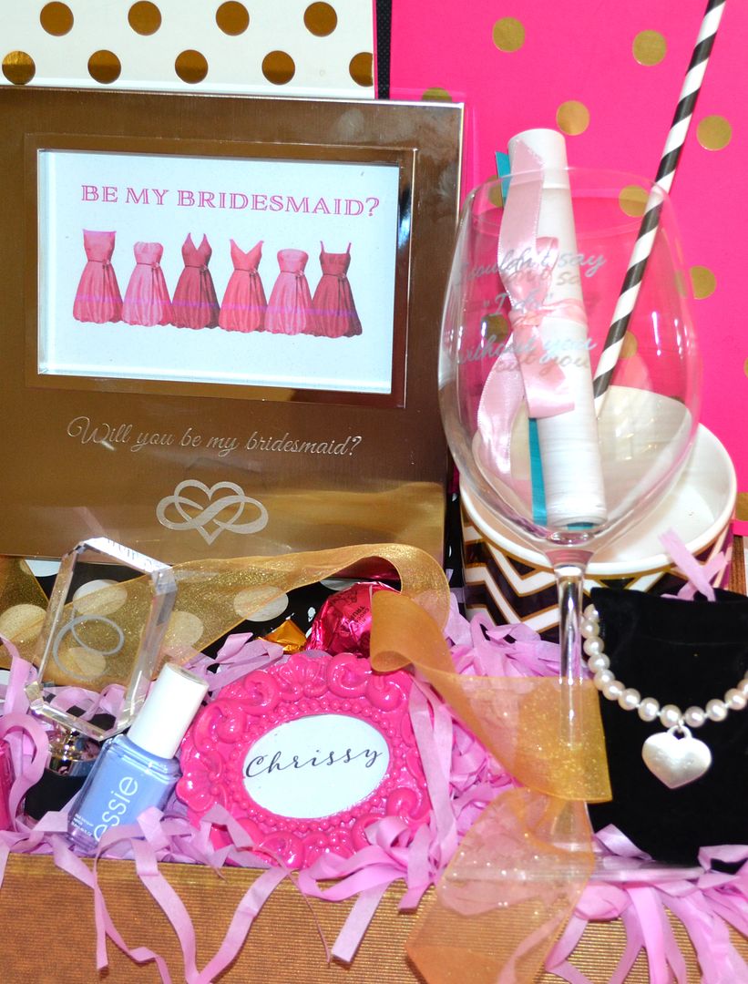 How to Create a "Will You Be My Bridesmaid" Box - www.theperfectpalette.com - Wedding + Party Ideas