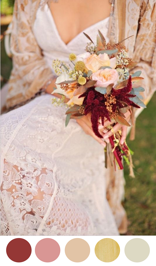 10 Colorful Bouquets for Your Wedding Day - www.theperfectpalette.com - Color Ideas for Weddings + Parties