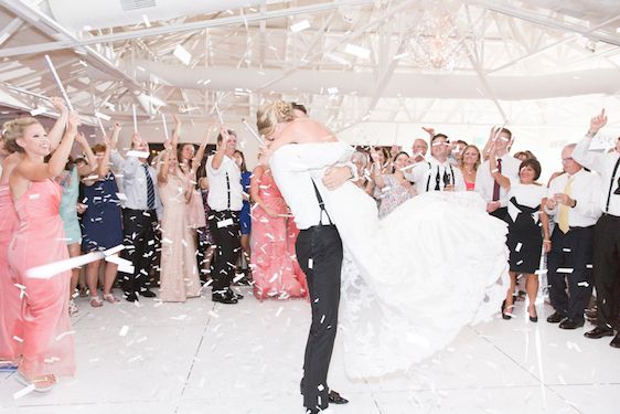  A Classic Wedding with A Coral and Pink Palette