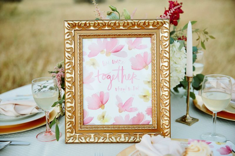 Styled Shoot: Sweet and Dreamy in Pink and Gold - www.theperfectpalette.com - Stephanie Sunderland Photography