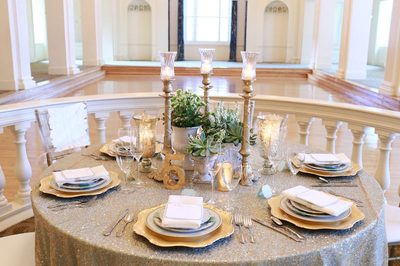 Mint and Gold Wedding Inspiration at the Biltmore Ballrooms - www.theperfectpalette.com - Lemiga Events, Melissa Prosser Photography