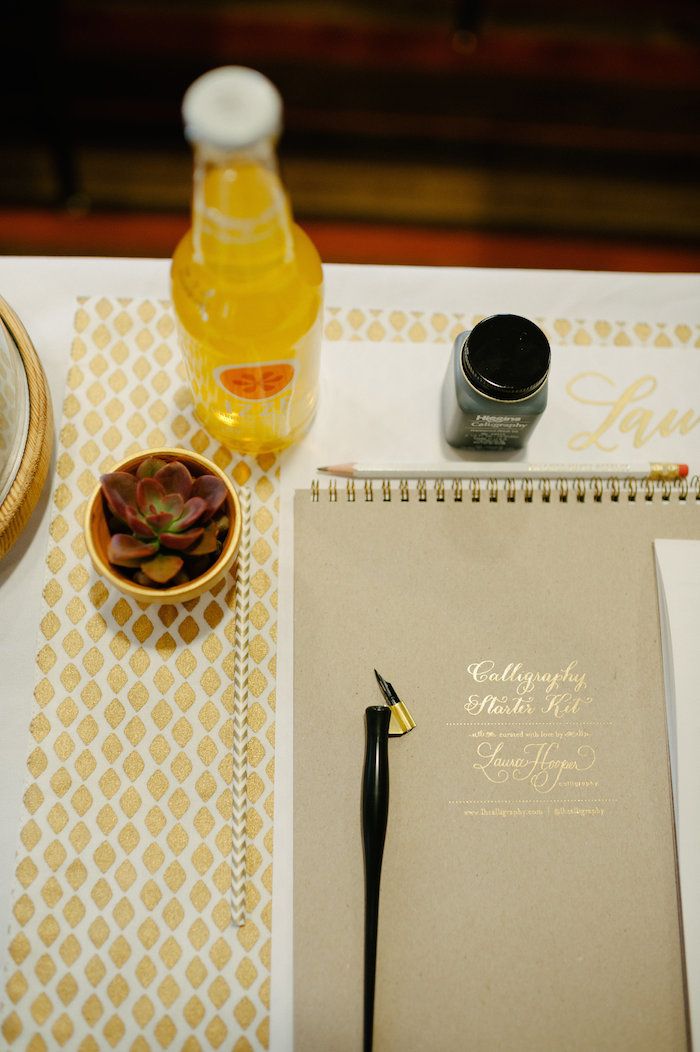 Laura Hooper Calligraphy Workshop - www.theperfectpalette.com - Styled by The Perfect Palette + Lauren Rae Photography