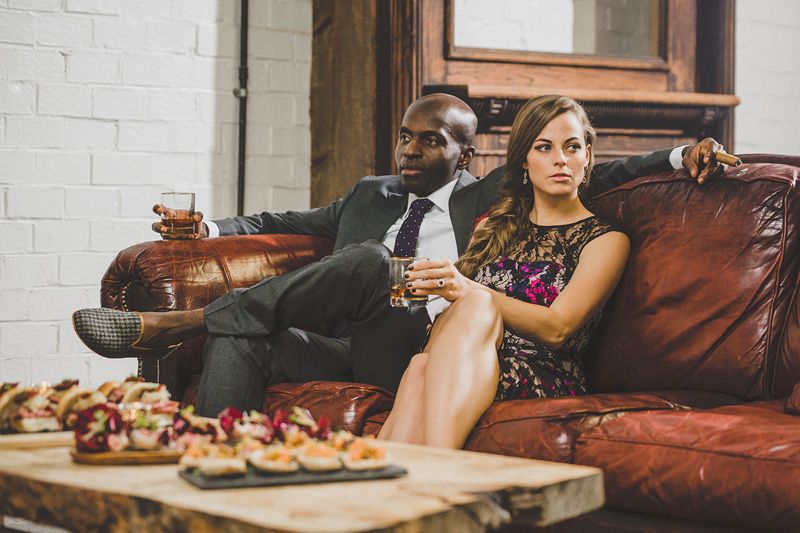 A Swanky Engagement Shoot styled for The Not Wedding - www.theperfectpalette.com - Jason Hales Photography