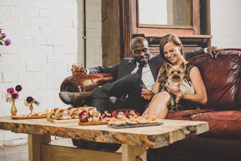 A Swanky Engagement Shoot styled for The Not Wedding - www.theperfectpalette.com - Jason Hales Photography