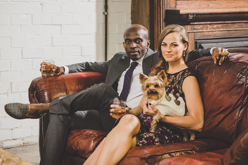 A Swanky Engagement Shoot styled for The Not Wedding - www.theperfectpalette.com - Jason Hales Photography