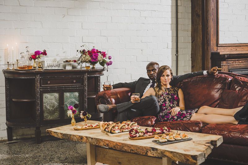 A Swanky Engagement Shoot styled for The Not Wedding - www.theperfectpalette.com - Jason Hales Photography