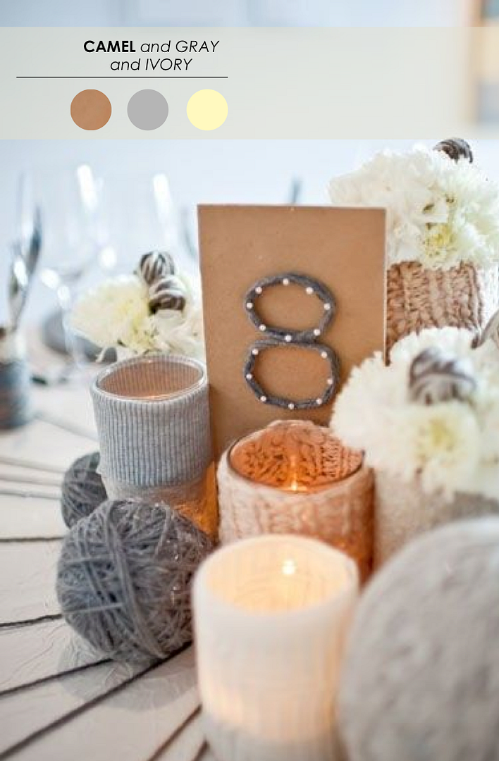 5 Winter Wedding Color Palettes - www.theperfectpalette.com - Color Ideas for Weddings + Parties