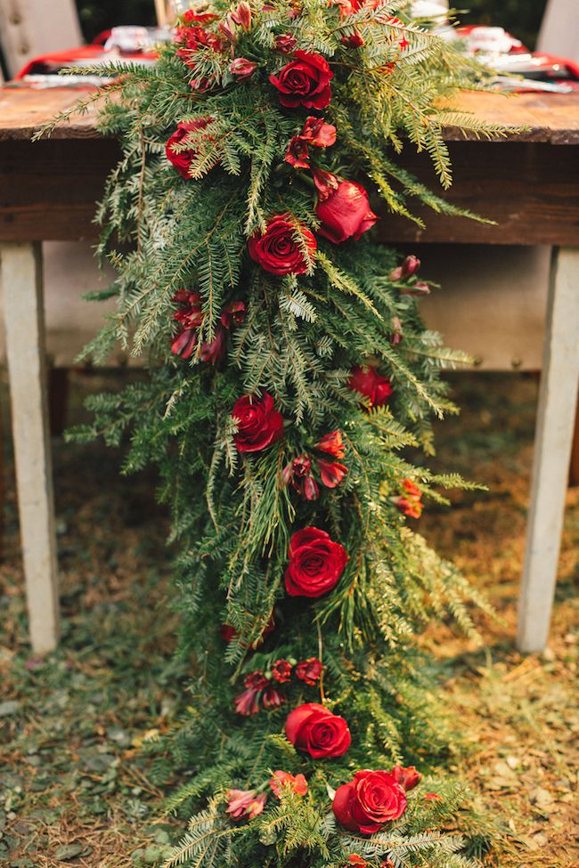 Holiday Inspired Tablescape Ideas - www.theperfectpalette.com - Styled by The Bride Link + Custom Love Gifts, Photography by JoPhoto, Florals by L.B. Floral.