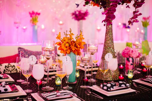 Colorful Kate Spade Inspired NYE Ideas - www.theperfectpalette.com - Caitlin Thomas Photography, {SHE} Shayla Hawkins Events