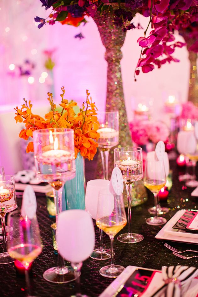 Colorful Kate Spade Inspired NYE Ideas - www.theperfectpalette.com - Caitlin Thomas Photography, {SHE} Shayla Hawkins Events