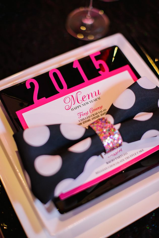 Colorful Kate Spade Inspired NYE Ideas - www.theperfectpalette.com - Caitlin Thomas Photography, {SHE} Shayla Hawkins Events