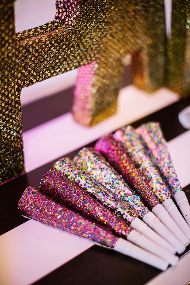 Colorful Kate Spade Inspired NYE Ideas - www.theperfectpalette.com - Caitlin Thomas Photography, {SHE} Shayla Hawkins Events