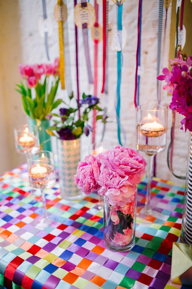 Colorful Kate Spade Inspired NYE Ideas - www.theperfectpalette.com - Caitlin Thomas Photography, {SHE} Shayla Hawkins Events