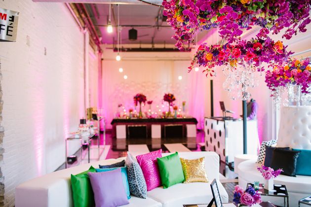 Colorful Kate Spade Inspired NYE Ideas - www.theperfectpalette.com - Caitlin Thomas Photography, {SHE} Shayla Hawkins Events