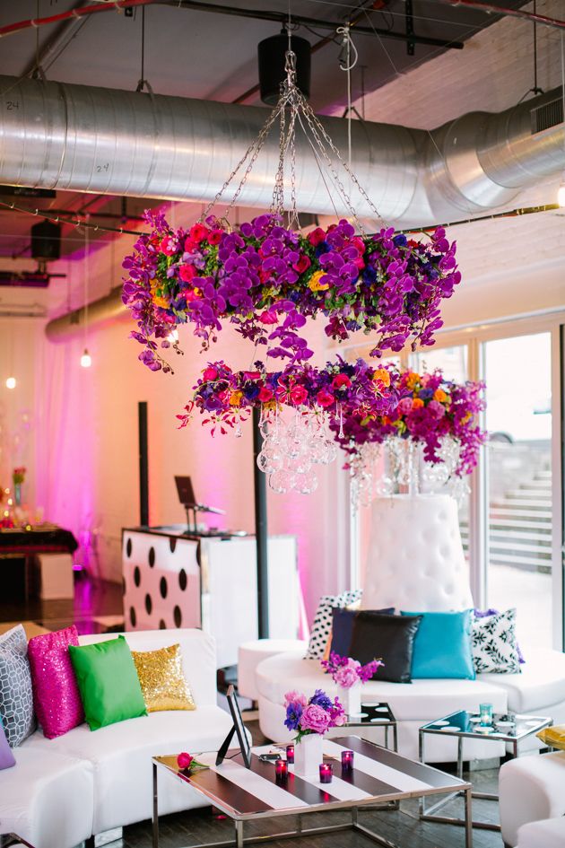 Colorful Kate Spade Inspired NYE Ideas - www.theperfectpalette.com - Caitlin Thomas Photography, {SHE} Shayla Hawkins Events