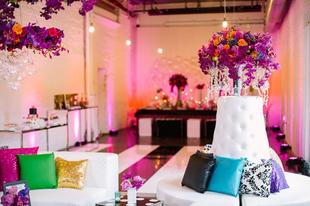 Colorful Kate Spade Inspired NYE Ideas - www.theperfectpalette.com - Caitlin Thomas Photography, {SHE} Shayla Hawkins Events