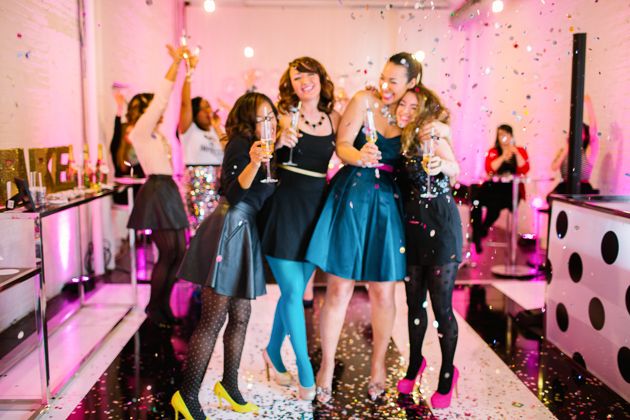 Colorful Kate Spade Inspired NYE Ideas - www.theperfectpalette.com - Caitlin Thomas Photography, {SHE} Shayla Hawkins Events