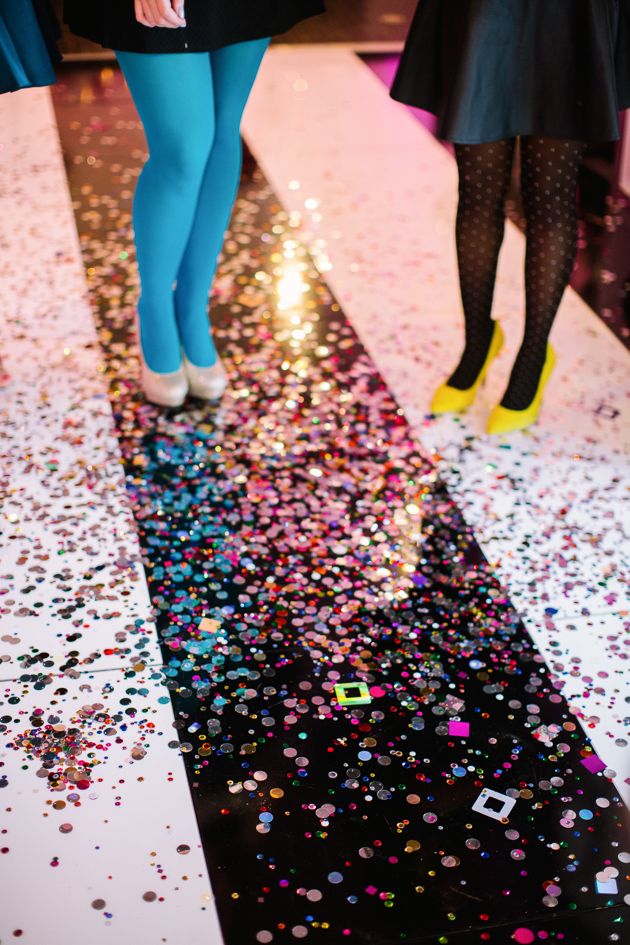 Colorful Kate Spade Inspired NYE Ideas - www.theperfectpalette.com - Caitlin Thomas Photography, {SHE} Shayla Hawkins Events