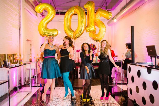 Colorful Kate Spade Inspired NYE Ideas - www.theperfectpalette.com - Caitlin Thomas Photography, {SHE} Shayla Hawkins Events