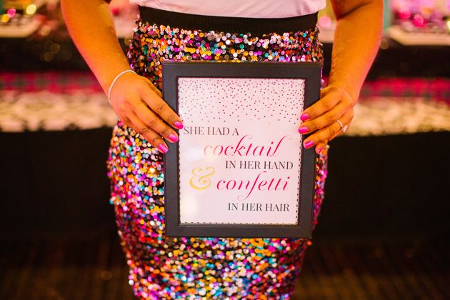 Colorful Kate Spade Inspired NYE Ideas - www.theperfectpalette.com - Caitlin Thomas Photography, {SHE} Shayla Hawkins Events