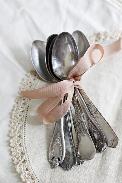 Blush and Gorgeous Gray Wedding Ideas: www.theperfectpalette.com - Vintage Meets Modern