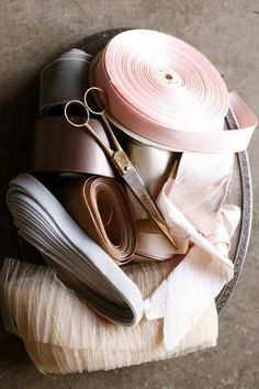 Blush and Gorgeous Gray Wedding Ideas: www.theperfectpalette.com - Vintage Meets Modern