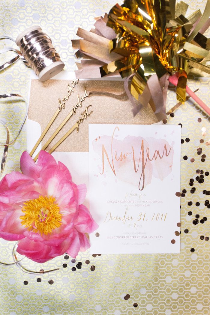 I'm so Fancy | New Years Wedding Inspiration - www.theperfectpalette.com - The Southern Table + Ben Q. Photography