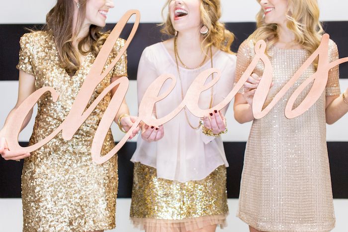 I'm so Fancy | New Years Wedding Inspiration - www.theperfectpalette.com - The Southern Table + Ben Q. Photography