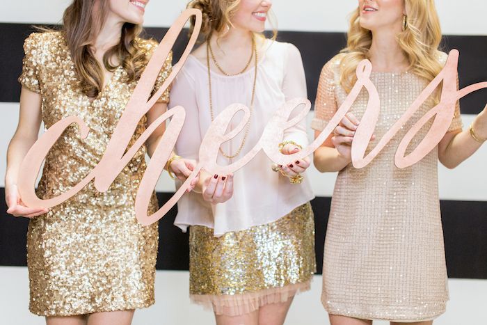 I'm so Fancy | New Years Wedding Inspiration - www.theperfectpalette.com - The Southern Table + Ben Q. Photography