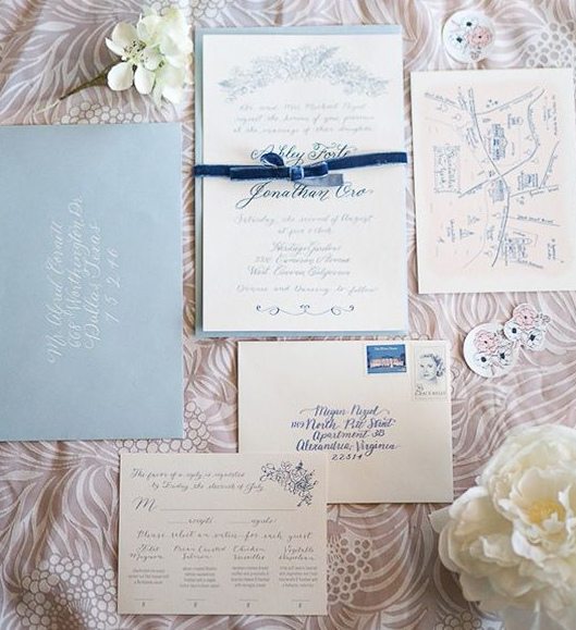 Frost Blue Wedding Inspiration - www.theperfectpalette.com - Color Ideas for Weddings + Parties