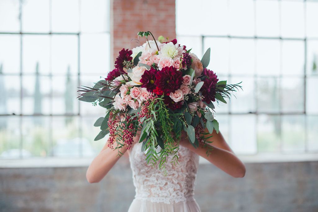Styled Pretty: Winter Wedding Inspiration - www.theperfectpalette.com - Hilary Grace Photography - florals by Bonney Blooms