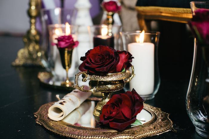 Romeo + Juliet Wedding Inspiration - www.theperfectpalette.com - Renata De Thomasis Events, Laura May Photography, D & D Florals