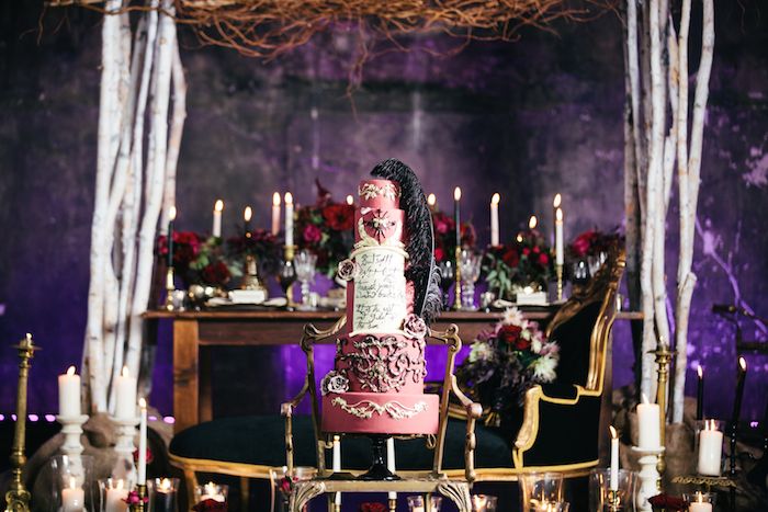 Romeo + Juliet Wedding Inspiration - www.theperfectpalette.com - Renata De Thomasis Events, Laura May Photography, D & D Florals