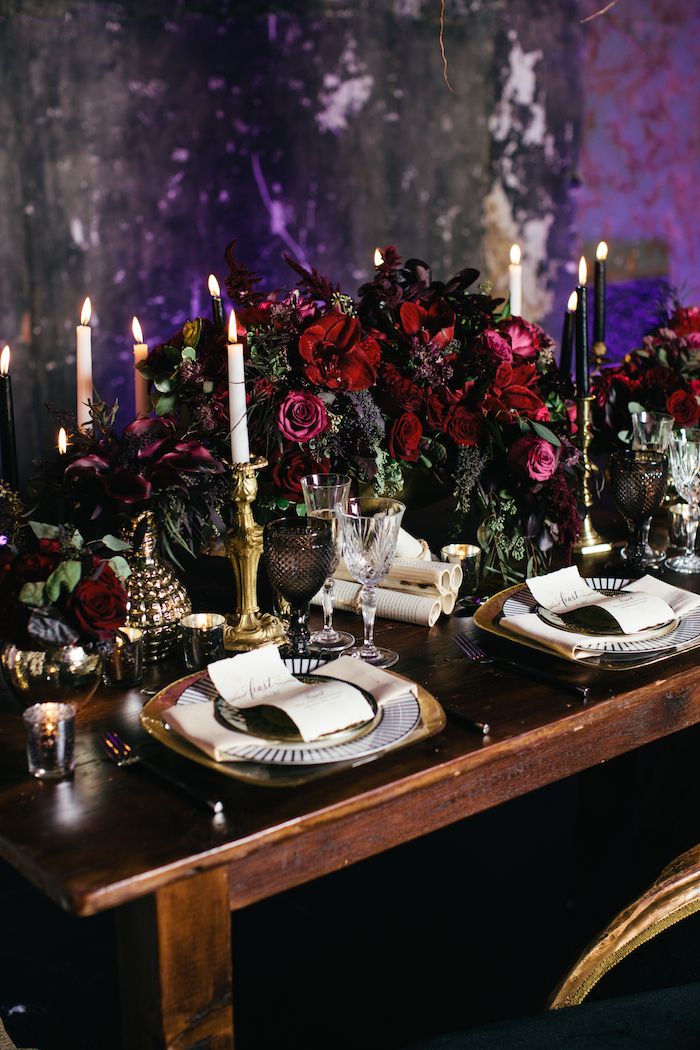 Romeo + Juliet Wedding Inspiration - www.theperfectpalette.com - Renata De Thomasis Events, Laura May Photography, D & D Florals