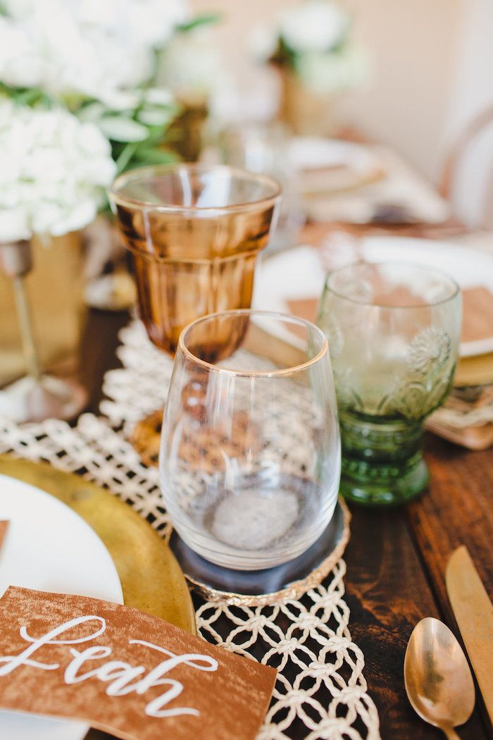 Chic + Stylish Dinner Party - www.theperfectpalette.com - Beijos Events, Megan Welker Photography, MV Florals