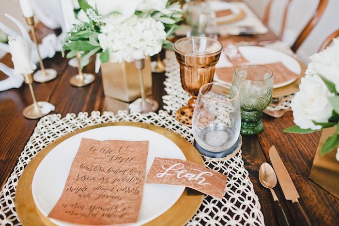 Chic + Stylish Dinner Party - www.theperfectpalette.com - Beijos Events, Megan Welker Photography, MV Florals