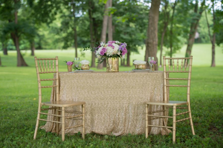 Vintage Glam Wedding Inspiration www.theperfectpalette.com - Lavender and Gold Details - Jessica yates Photography, He Loves Me Flowers, Cake by Celebrations by Sonja