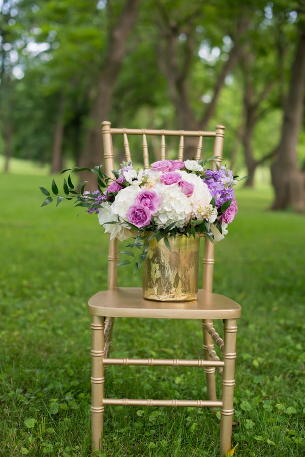 Vintage Glam Wedding Inspiration www.theperfectpalette.com - Lavender and Gold Details - Jessica yates Photography, He Loves Me Flowers, Cake by Celebrations by Sonja