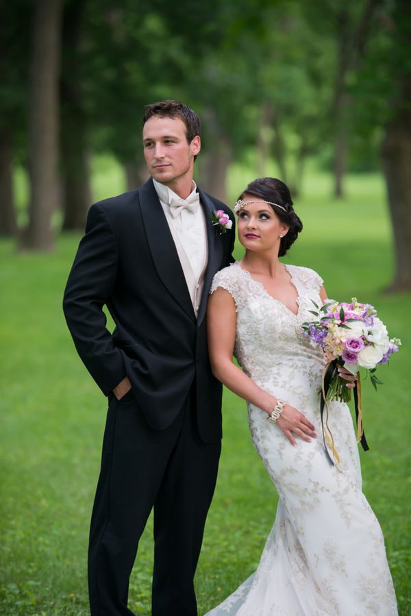 Vintage Glam Wedding Inspiration www.theperfectpalette.com - Lavender and Gold Details - Jessica yates Photography, He Loves Me Flowers, Cake by Celebrations by Sonja