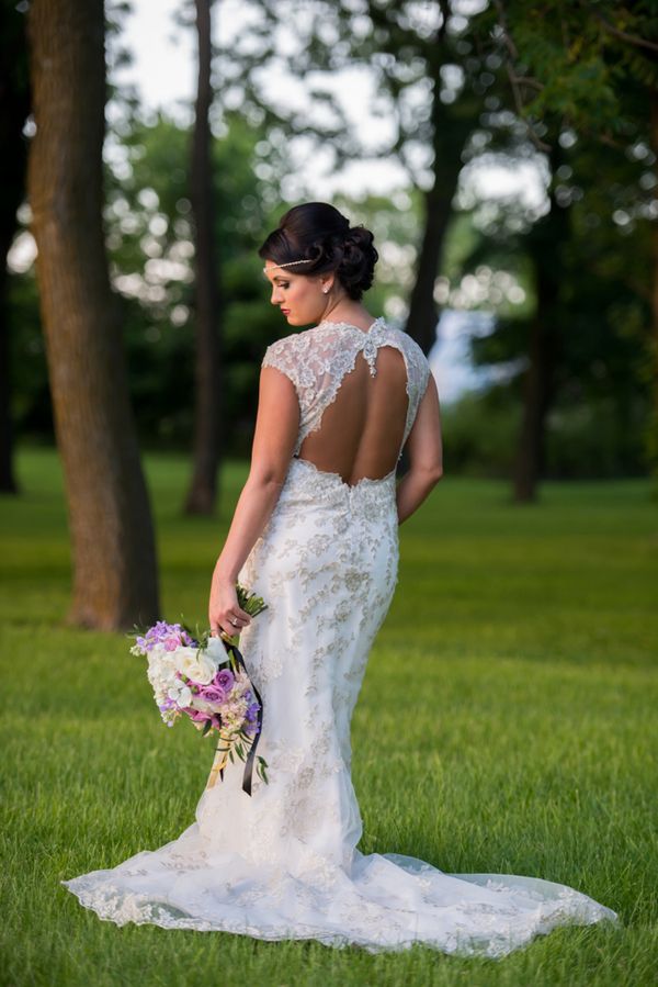 Vintage Glam Wedding Inspiration www.theperfectpalette.com - Lavender and Gold Details  - Jessica yates Photography, He Loves Me Flowers,  Cake by Celebrations by Sonja