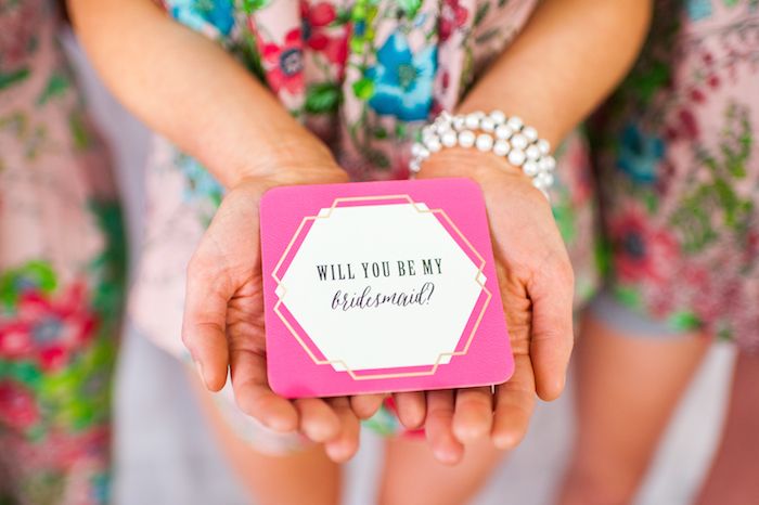 'Will You Be My Bridesmaid?' Slumber Party! www.theperfectpalette.com - Katherine Henry Boudoir, Making Me Events, Blush Paper Co.