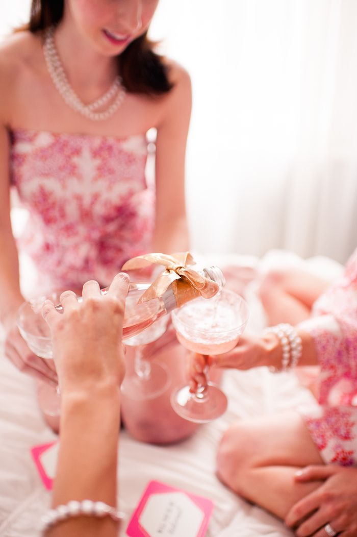 'Will You Be My Bridesmaid?' Slumber Party! www.theperfectpalette.com - Katherine Henry Boudoir, Making Me Events, Blush Paper Co.