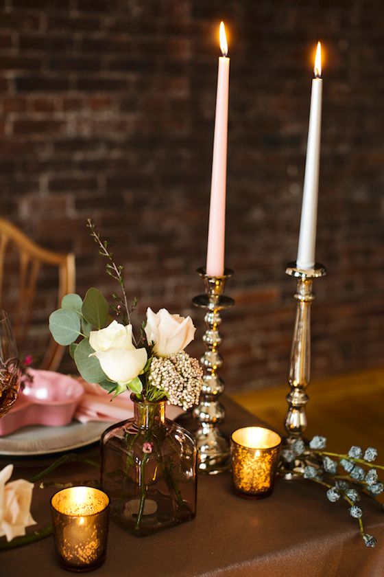 A Valentine's Day Elopement -- www.theperfectpalette.com -- Design by Captivating Chic Celebrations, Lauren Halvorson Photography