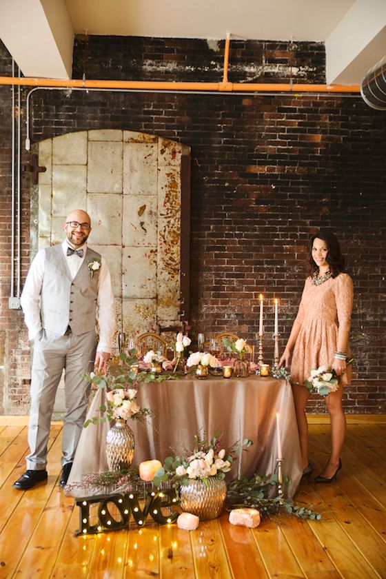 A Valentine's Day Elopement -- www.theperfectpalette.com -- Design by Captivating Chic Celebrations, Lauren Halvorson Photography